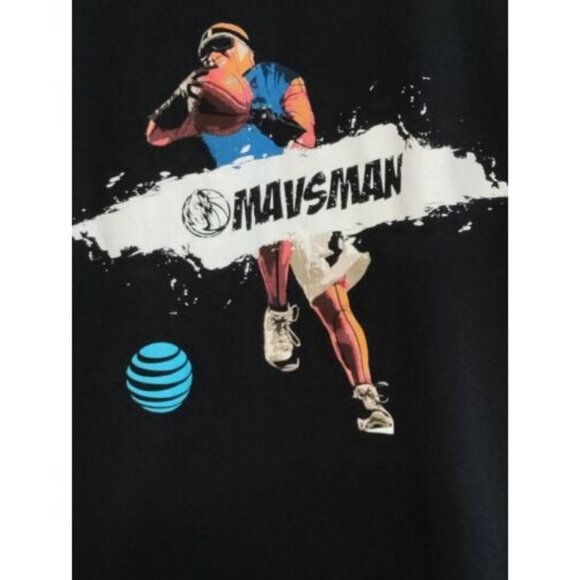 Dallas Mavericks T-SHIRT XL MAVSMAN MASCOT Mavs Man - Picture 1 of 4